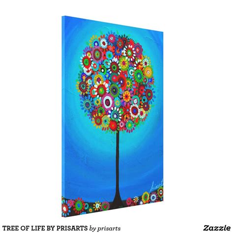 Tree Of Life By Prisarts Canvas Print Whimsical