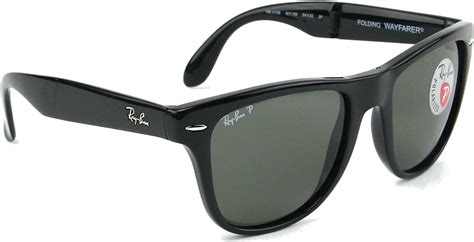 Ray Ban Polarized Folding Wayfarers Rb 4105 601 58 54mm Black Sd Glasses Kit