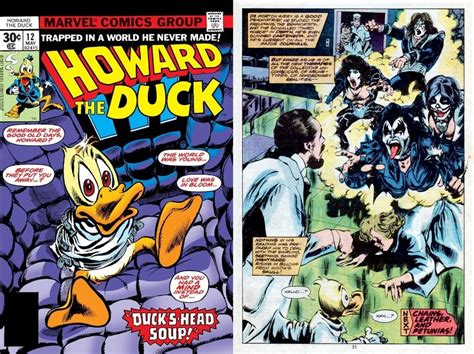 15 February 1977 Kiss First Cameo In A Comic Book Howard The Duck