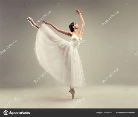 Graceful Woman Ballet Dancer — Stock Photo © Sofiazhuravets 171385834