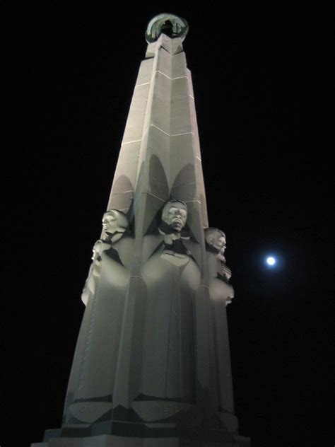 Obelisk With Full Moon Mom Flickr