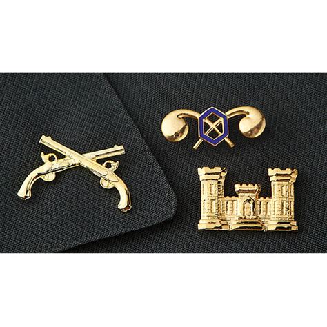2 Reproduction Us Military Collar Lapel Pins 216891 Medals