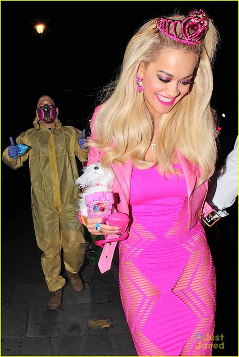 Rita Ora Looks Pretty In Pink As Barbie For Halloween Photo 737052 Photo Gallery Just