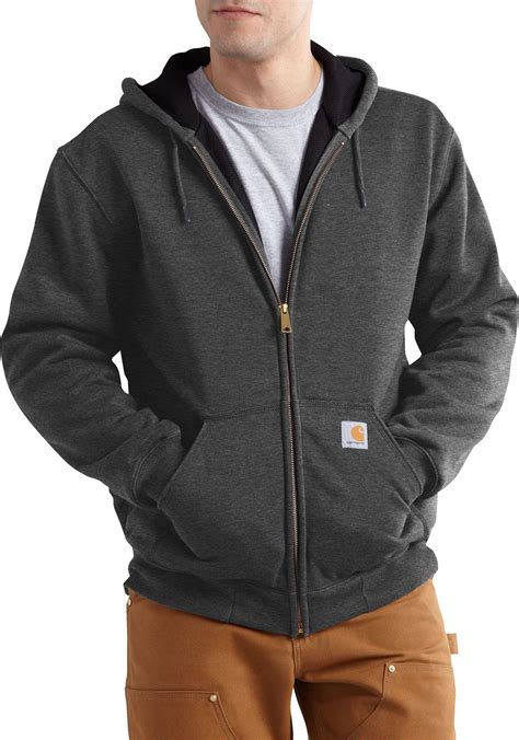 Carhartt Synthetic Rutland Thermal Lined Hoodie In Carbonheather Gray