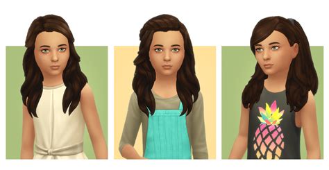 My Sims 4 Blog Hair Converted For Girls By Blogsimplesimmer