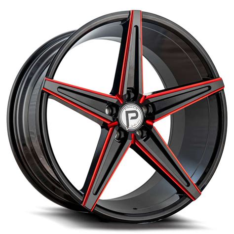 Pinnacle Supreme P202 Wheels Rims 20x85 5x45 5x1143 Gloss Black