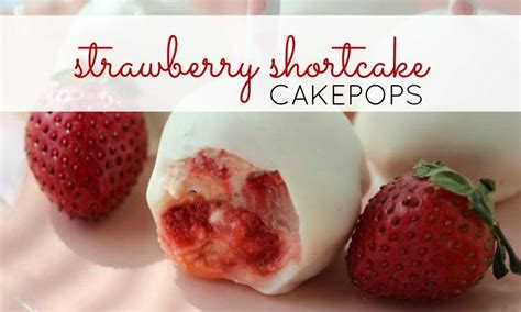 Strawberry Shortcake Cake Pops Recipe