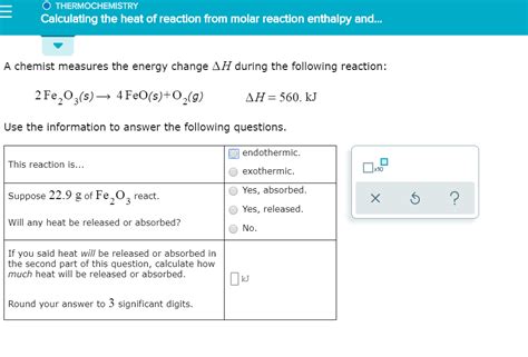 Solved OTHERMOCHEMISTRY Calculating The Heat Of Reaction Chegg Com