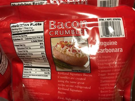 Can cats eat raw or uncooked bacon? Kirkland Signature Bacon Crumbles | Harvey @ Costco
