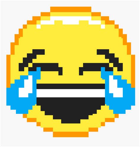 Laughing Crying Emoji Pixel Art Hd Png Download Transparent Png