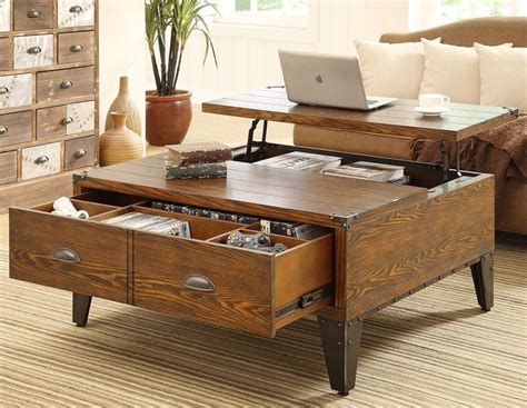 A square coffee table offers the ideal surface for playing board games which is especially handy over the summer and christmas holidays. Lift Top Coffee Tables With Storage | Roy Home Design