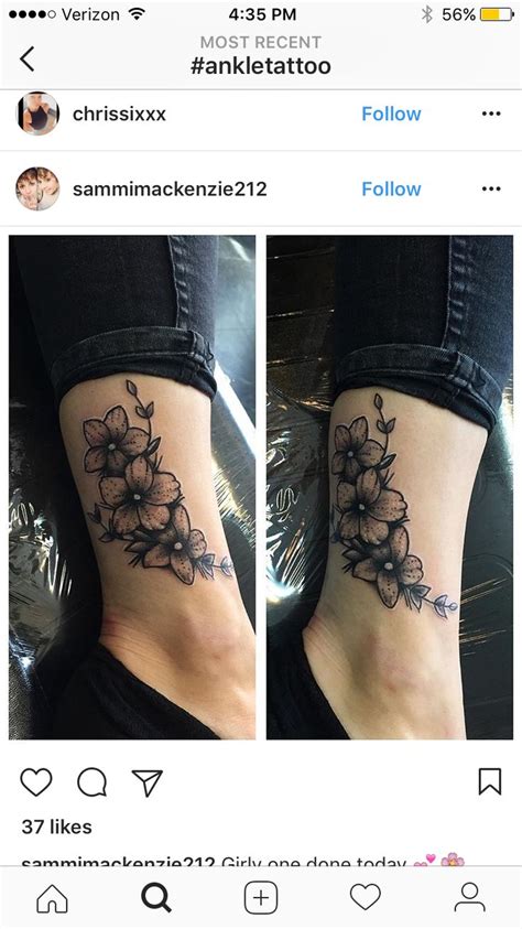 Ankle Tattoo Designs Ankle Tattoos Tattoo Sleeve Designs Flower
