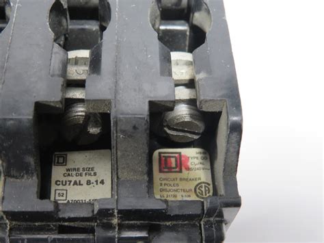 Square D Qob330 Circuit Breaker 30a 120240v 3 Pole Missing Screws
