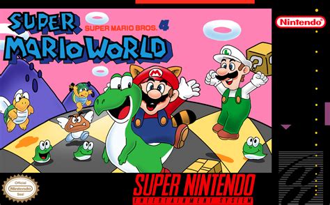 Super Mario Bros 4 Super Mario World Usa Box Art By Mrrayoxter587 On