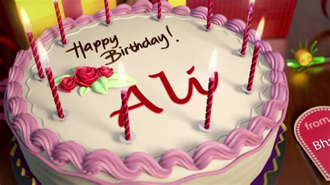 Happy Birthday Ali Wishes Make Your Wishes Count