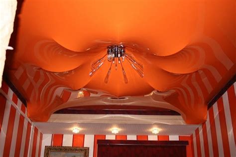 3d Illusion Effect On Stretch Ceiling Deep Cool