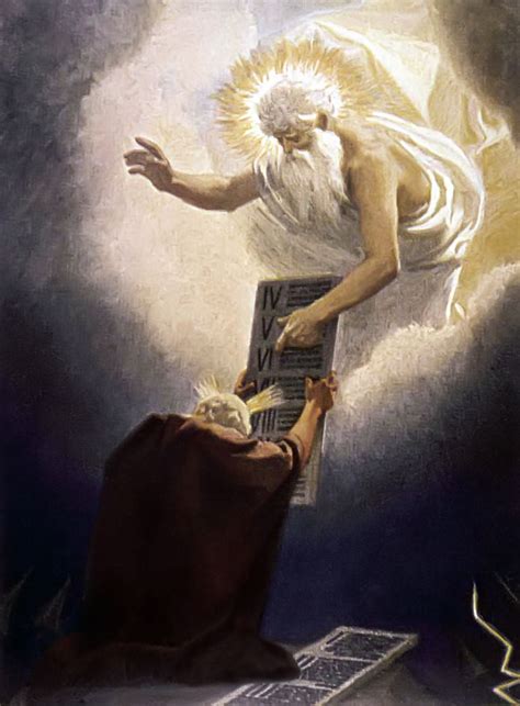 Moses 10 Commandments Painting At Explore