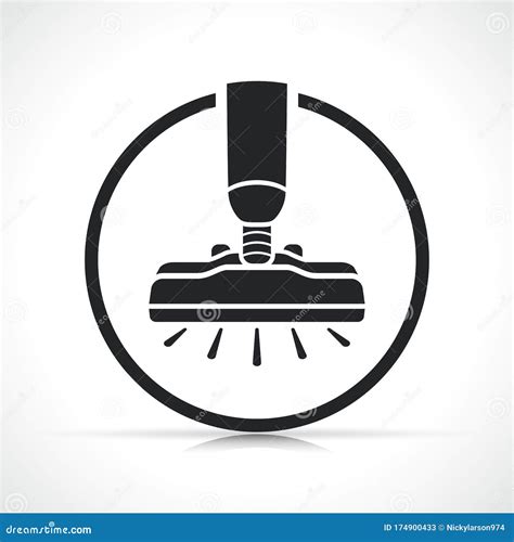 Vector Vacuum Cleaner Design Icon Stock Vector Illustration Of Vacuum
