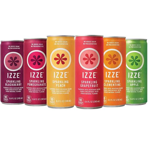 Izze Sparkling Juice 84oz Cans 12 Count Only 1043 Shipped