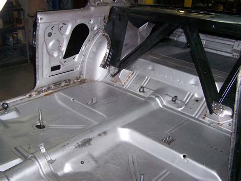 1966 67 Chevy Ii Nova Steel Body Shell Column Shift Bench Seat With