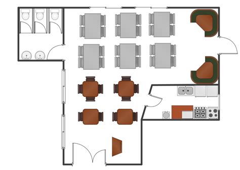 Free Restaurant Floor Plan Maker Floorplansclick