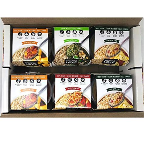 Kitchen And Love Quinoa Quick Meal Variety Box 6 Pack Gluten Free Ready To Eat No