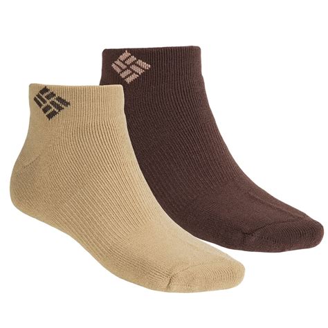 Columbia Sportswear Full Cushion Socks 2 Pack Wool Blend Ankle For