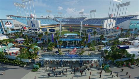 Dodger Stadium First Look At Planned 100m Renovations