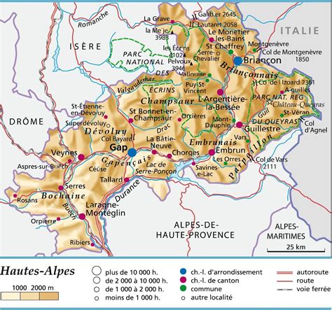 Les Alpes Carte Info ≡ Voyage Carte Plan