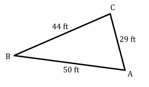 95° and 85°), but a calculator will only give you the smaller. Solve a Triangle in Which 3 Sides Are Given (SSS ...