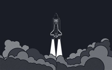 February 17, 2021 by admin. artwork, Space, Vectors, Launch Pads, Spaceship, Rockets, Blue, Minimalism, Space Shuttle ...