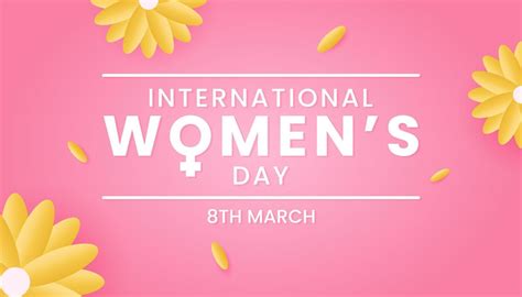 International Womens Day Banner 17459051 Vector Art At Vecteezy