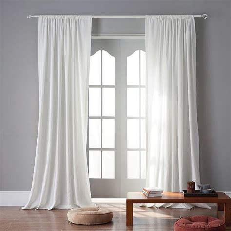 This shade when used as white living room. Modern Beige Color Linen Solid Sheer Curtain Window ...