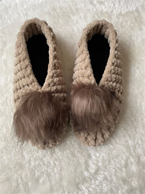 Mothers Day T Slippers Red Slippers Size Slippers Chenille Etsy