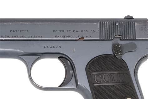 Colt 1903 Pocket Hammerless 32acp Sn234218 Mfg1916 Belgian Overrun