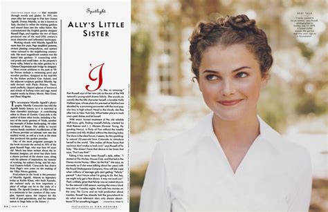 Allys Little Sister Vanity Fair October 1998
