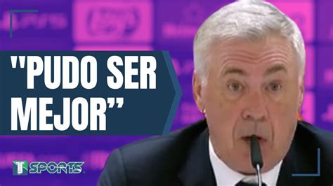 Carlo Ancelotti REACCIONA Al EMPATE A 3 Goles Entre Real Madrid Y