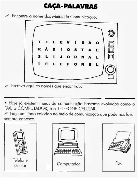 Atividades sobre o Dia Nacional das Comunicações para Imprimir Online Cursos Gratuitos