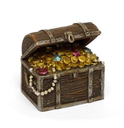 My Fairy Gardens Miniature Pirate Treasure Chest