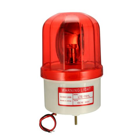 Warning Light Bulb Rotating Flashing Signal Tower Lamp Dc 24v Red