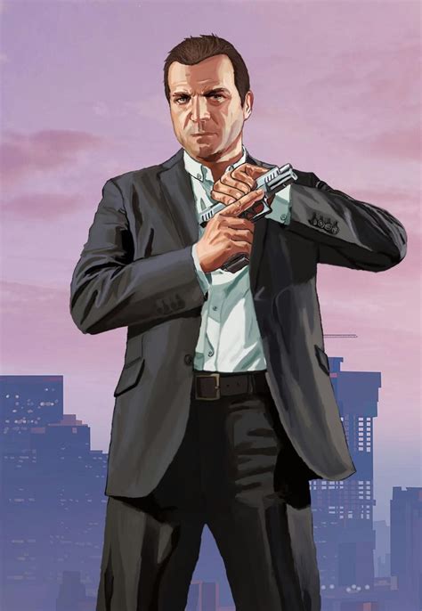 Gta 5 Michael Grand Theft Auto Grand Theft Auto Artwork Grand Theft