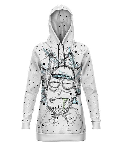 Rick And Morty Hooded Dresses Electro Threads
