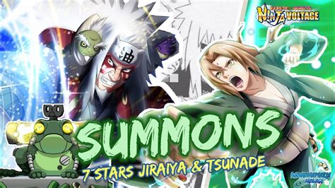 Summon And Full Kit Showcase 7⭐ Jiraiya And 7⭐ Tsunade Naruto X Boruto