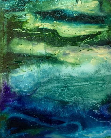 1 Abstract Art Landscape Welsh Art Projects Northern Lights Fine