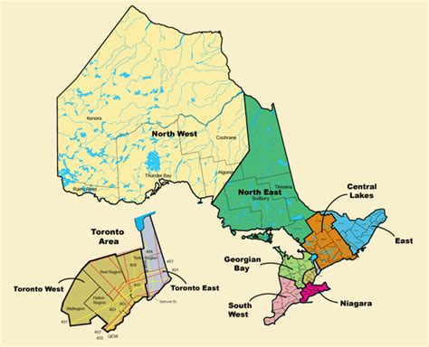 Canada Map Of Ontario Province