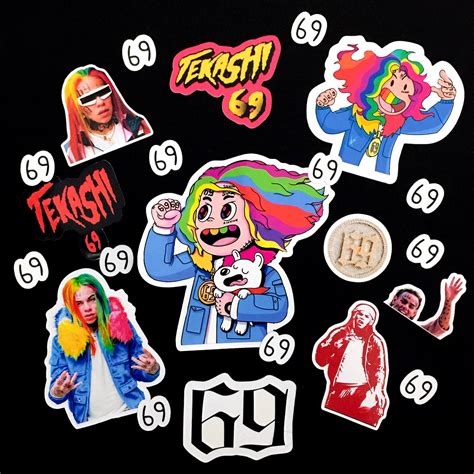 Tekashi 69 6ix9ine 20 Piece Sticker Pack Etsy