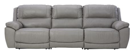 Signature Design By Ashley Dunleith Leather Match Power Reclining