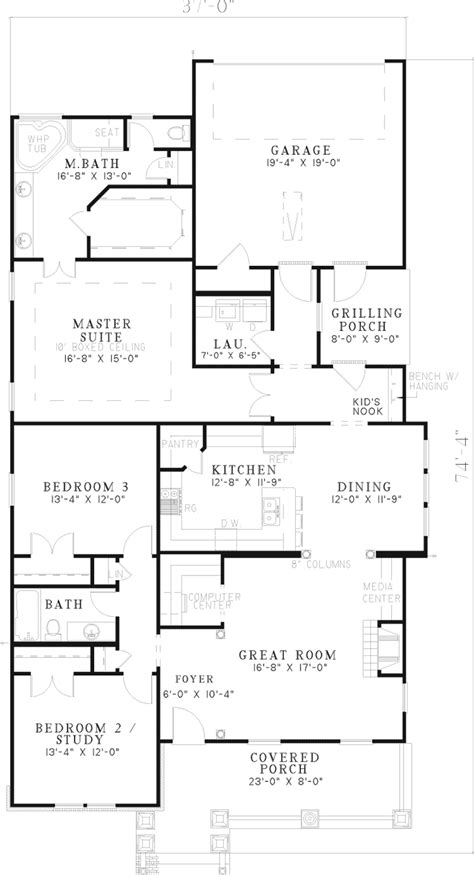 Hilgard Arts And Crafts Home Plan 055d 0532 House Plans And More