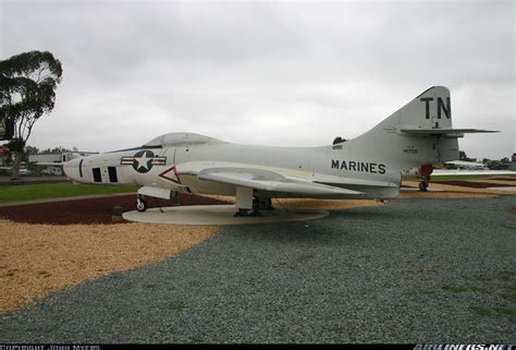 Grumman F9f 8p Cougar Usa Marines Aviation Photo 1219238