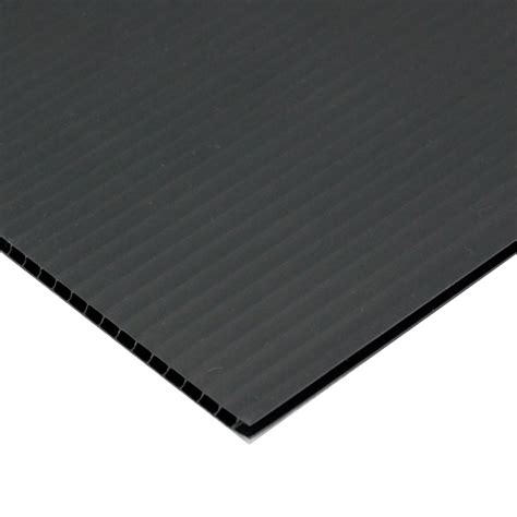 Corrugated Plastic Sheets 22 X 58 Black For 1664 Online The Packaging Company